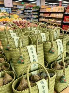 Dragon Boat Festival souvenir gift box happy event rice dumpling packaging bag gift box gift bag Dragon Boat Festival hand basket factory direct delivery