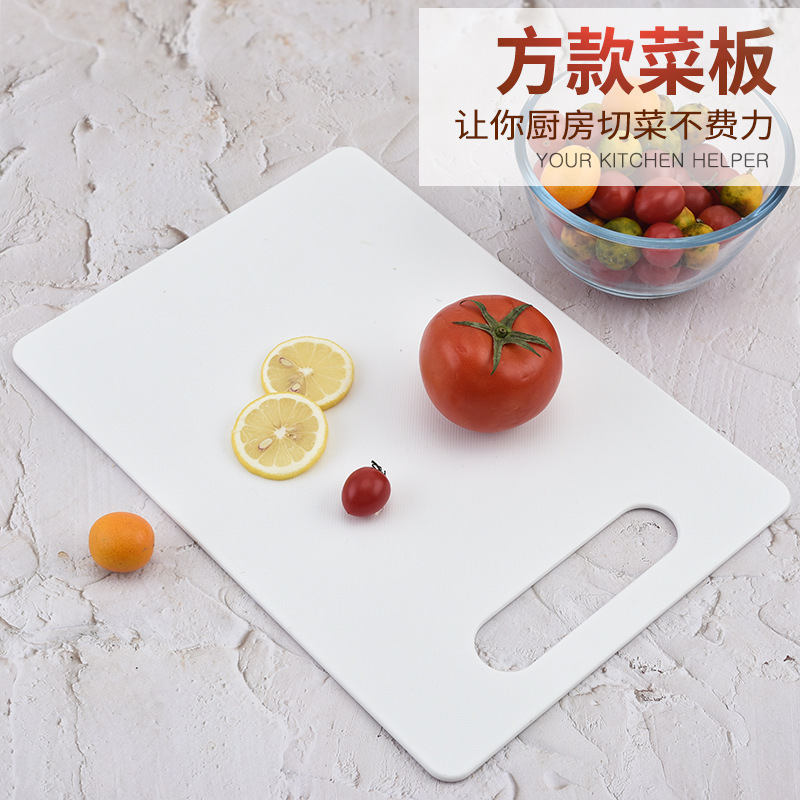 Inventario de cocina doméstica tablero de recorte de plástico ligero tablero de recorte conveniente con cuchillos fábrica de comercio exterior al por mayor