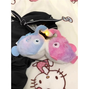 Lantern Fish Doll Ankang Fish Doll Doll Pendant Luminous Plush Toy Magnetic Lovers School Bag Trinkets