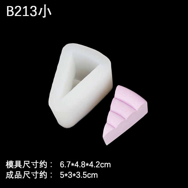 Simulación pellizco grande, medio y pequeño molde de la torta aromaterapia vela molde de silicona DIY cake yeso chocolate fondant