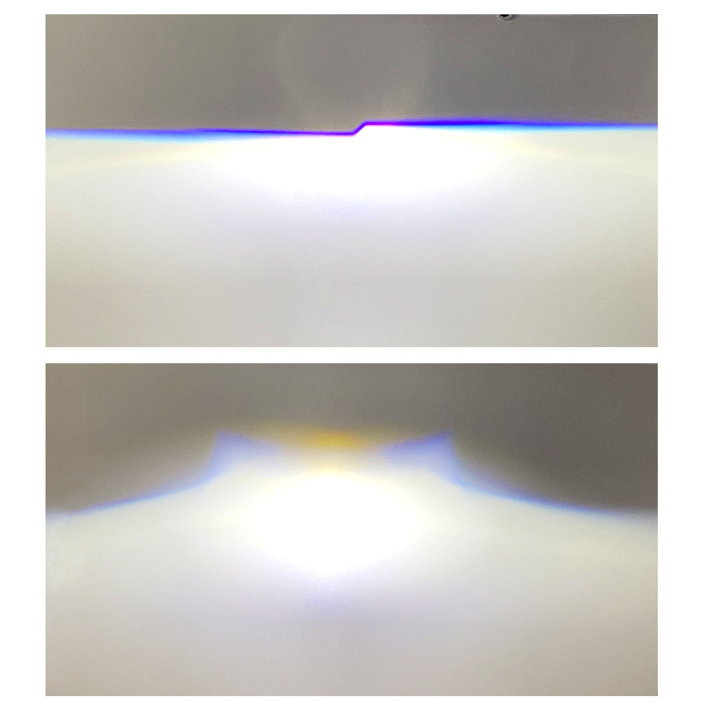 Fábrica transfronteriza nueva lente láser P01 faro de automóvil lente bifocal luz blanca súper brillante modificación de luz de automóvil