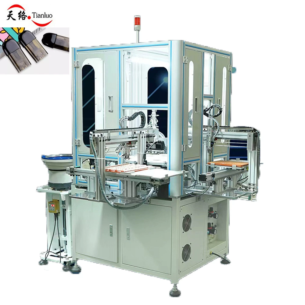 2024 Новая электронная сигарета Автоматическая машина для упаковки хлопка распыления ядра Электронная сигарета хлопковая машина высокого качества полностью автоматическая сборка