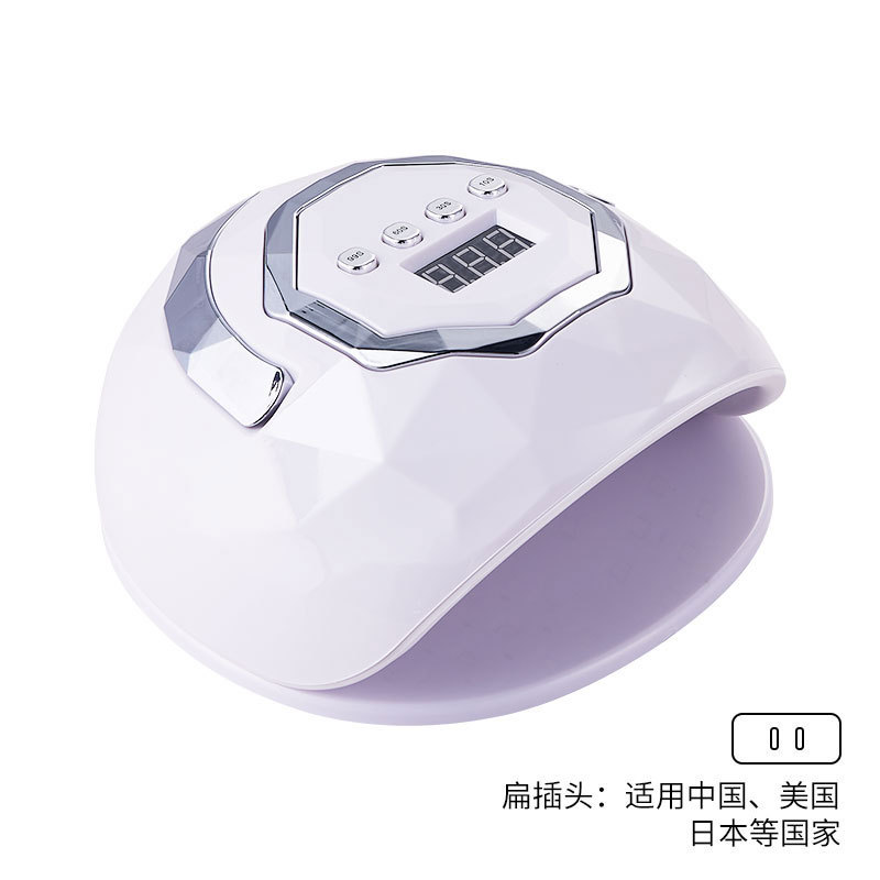 Nueva máquina de fototerapia de uñas colorida, lámpara de curado de uñas con sensor inteligente, lámpara de gel de esmalte de uñas de secado rápido y alta potencia para ventas transfronterizas.