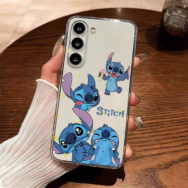 Suitable for Samsung A15/A55 Stitch S24Ultra/S23Fe Mobile Phone Case S22 Transparent A24/A23 Soft
