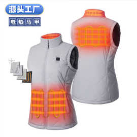 HEATED VEST跨境发热马甲加热马甲电热背心恒温保暖防寒发热服衣