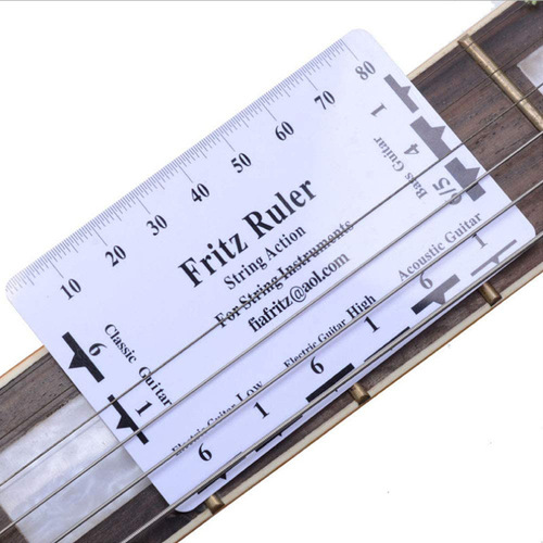 Wholesale bass guitar measuring ruler, folk electric guitar string height ruler, guitar repair tools, string gauge