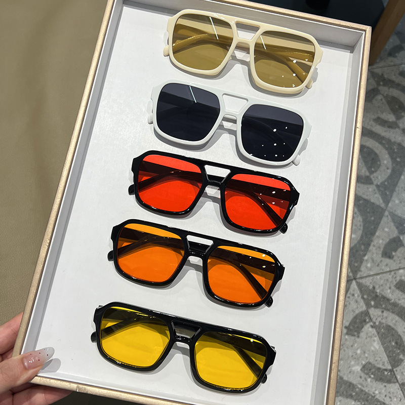 fashionable trend retro sunglasses