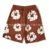 8611 dark brown shorts