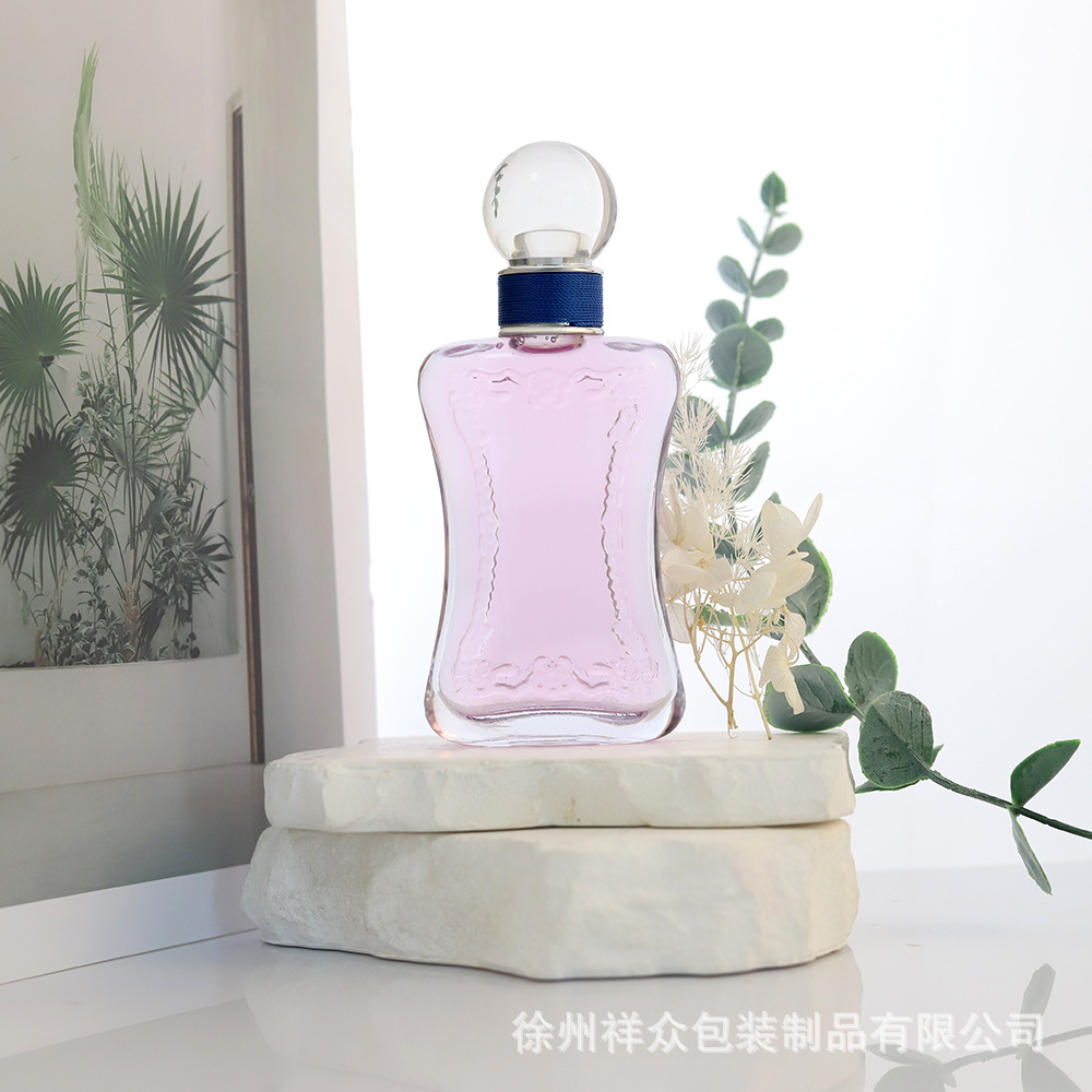 Comercio Exterior explosivo botella vacía de perfume transparente de bayoneta de cintura pequeña botella vacía de vidrio Mary 's Fragrance en el mismo modelo image 4