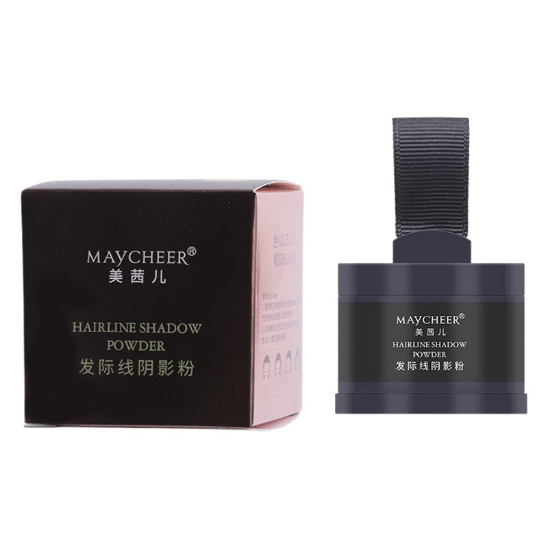 Polvo para la línea del cabello Meixier, cosméticos de maquillaje de gran venta al por mayor, polvo de sombra para contorno, polvo de sombra para la línea del cabello