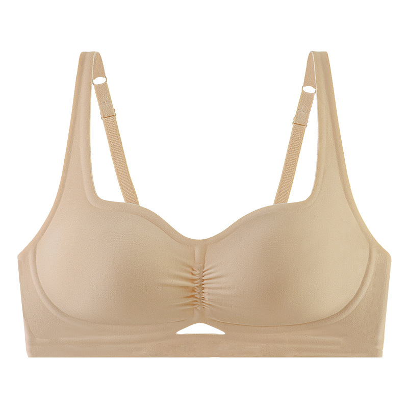 ミカンの中の木の粉の底の液体の下着の女性は跡がなくて、スチールリングの柔らかいサポートが集まって快適で透けないブラジャーの女性を支えます。