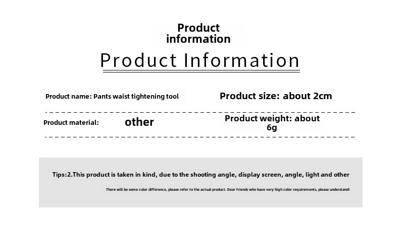Fire-hjørnet stjernebælte krympespænde jeans talje stram artefakt stansefri knapbukser justerbar spænde_voghion.com