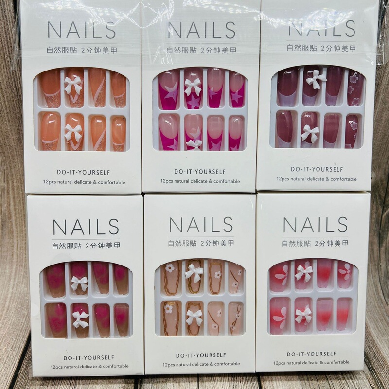Long-lasting nail art stickers with adhesive, suitable for students and adults, for creating beautiful and shiny nail designs