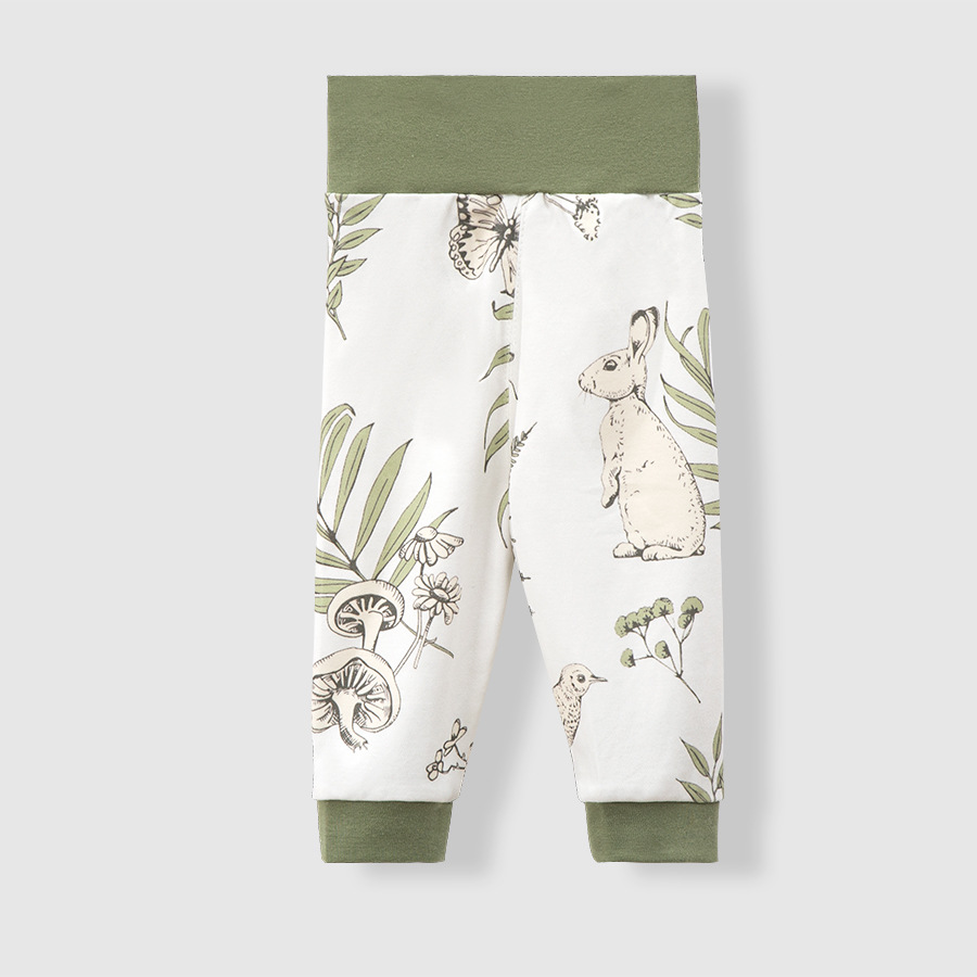 Pantalones infantiles de cintura alta leggings pantalones impresos estadounidenses pantalones grandes PP pantalones transfronterizos Amazon al por mayor personalizados