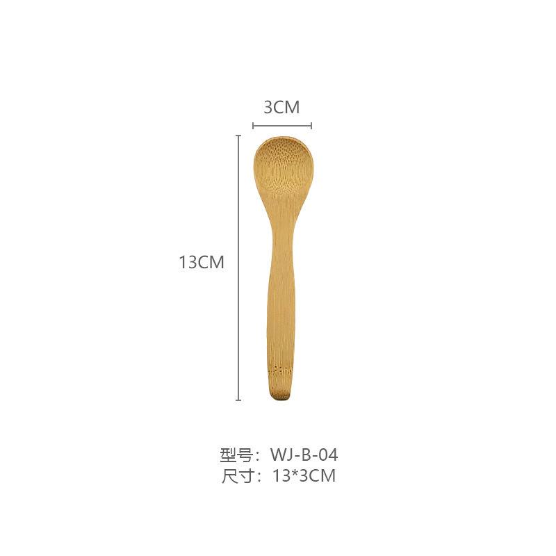 日本製竹スプーンロングハンドル木製スプーンハニースプーンコーヒー撹拌家庭用小さな木製スプーン食器卸売カスタマイズ|undefined
