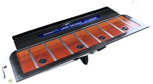 Suitable for 16 Toyota Land Cruiser interior and exterior decorations modified bright peach wood interior Lu Xun lc200