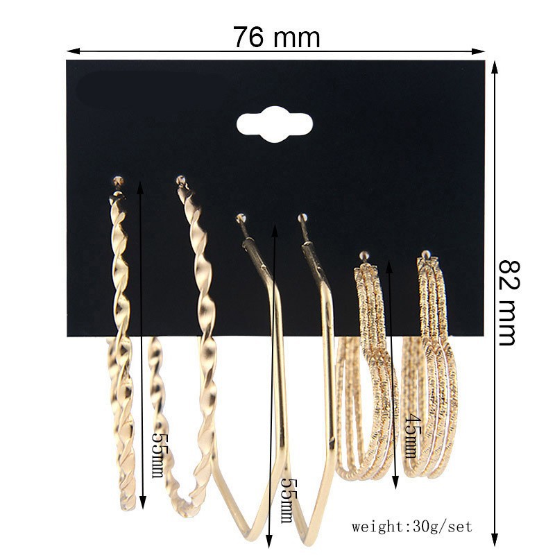 1 Set Elegant Lady Geometric Plating Alloy Drop Earrings display picture 3