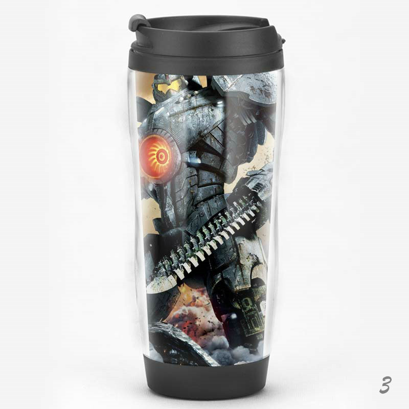 Pacific Rim 2 película de ciencia ficción perímetro peligroso vagabundo gitanos peligro regalo de regalo taza de agua