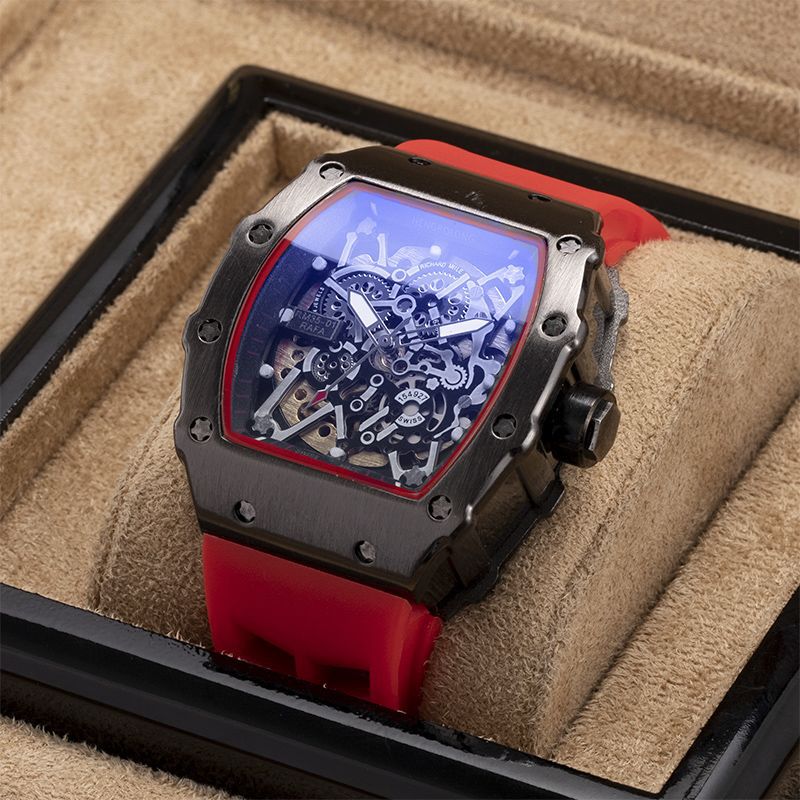 Richard Fully Automatic Mechanical Watch Men's Cut Out Miller Rm Watch Men's and Women's Couple Waterproof Handsome Student Men's Watch