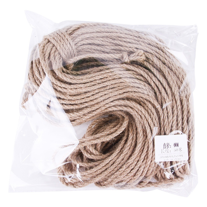 Transfronterizo Nueva Mascota cuerda de cáñamo gato tablero del rasguño de la cuerda de Sisal accesorios de protección gato de molienda garra de juguete material de escalada