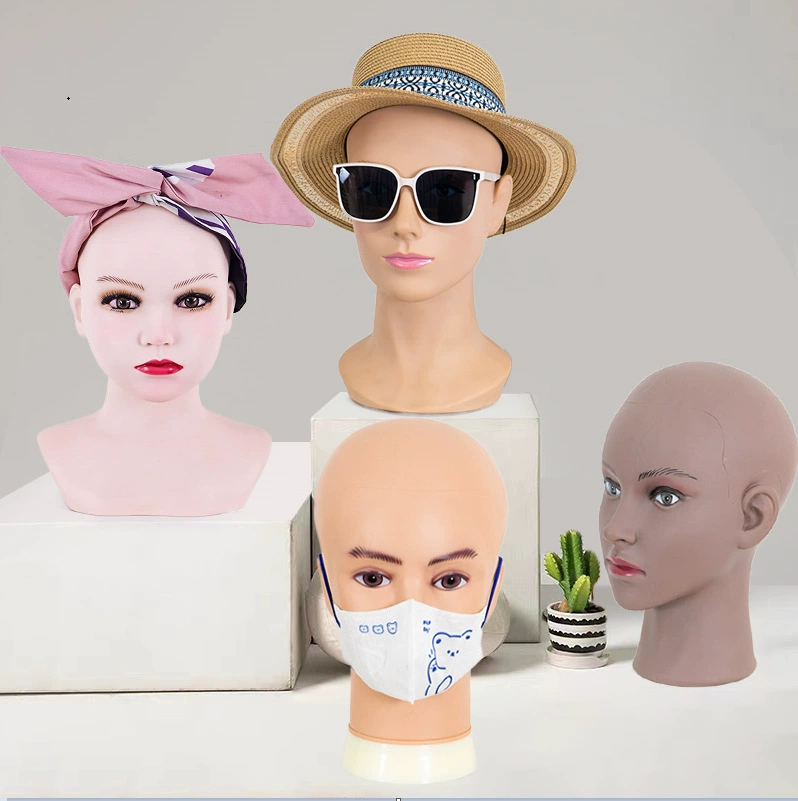 Mannequin head, massager, soft practice, wig cap, glasses, lens, hair accessory, stand