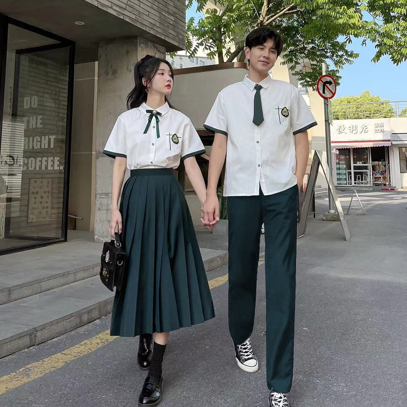 初中高中生班服校服2022夏季JK制服学生团体毕业照服套装情侣装