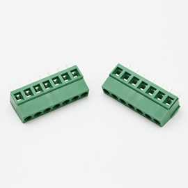 厂家供应欧式螺钉式接线端子128V直针5.0间距5.08间距PCB接线端子