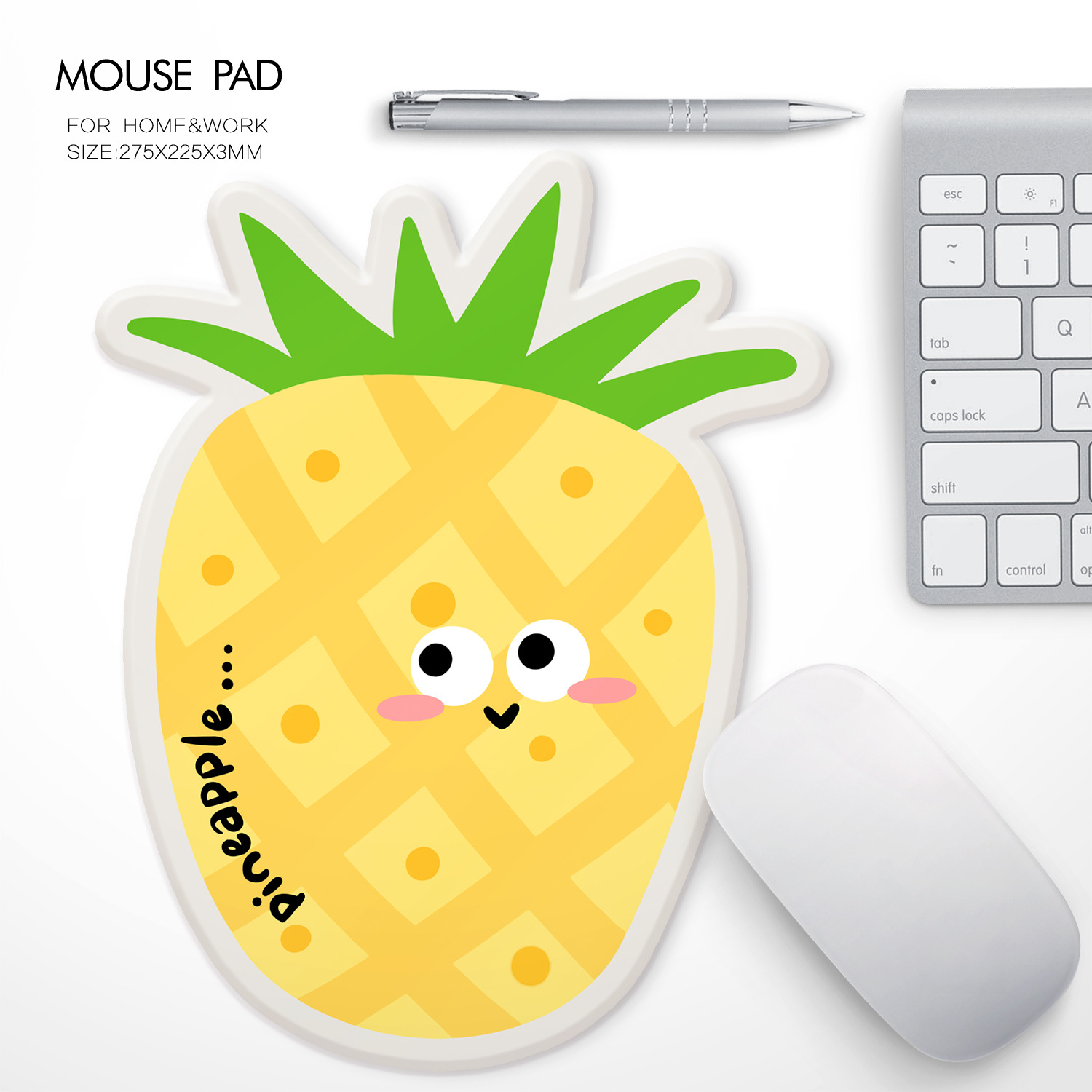 Tappetino per mouse Alien Fruit Office Cartoon INS Style Dopamine Colorway_voghion.com