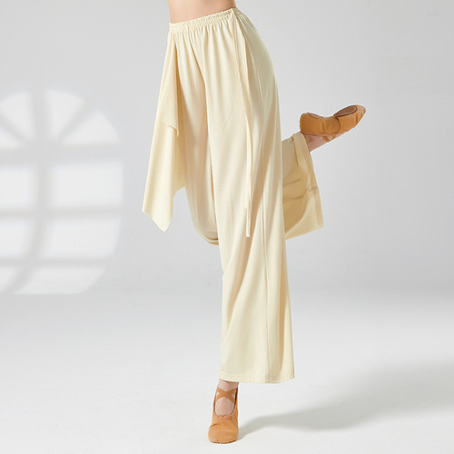 Queen's Pants Classical Dance Loose Floating Gauze Wide-leg Pants Modern Dance Practice Wear Adult Performance Wear Training Dance Pants