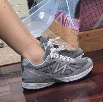 Kişi və qadın idman ayaqqabısı NB 990 retro qaçış modeli