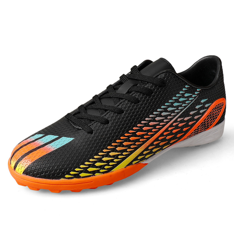 Binbinniao hombres y mujeres transpirable cómodo casual antideslizante bajo-top uñas largas uñas rotas zapatos de fútbol hierba competencia zapatilla de deporte