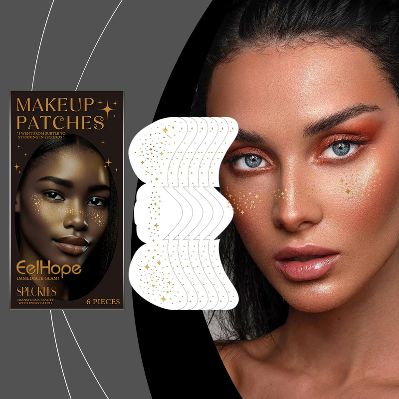 EELHOPE Party Freckles Tattoo Sticker Freckles Makeup Glitter Spot Tattoo Makeup Sticker EELHOPE Party Freckles Tattoo Sticker Freckles Makeup Glitter Spot Tattoo Makeup Sticker