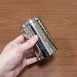 304不锈钢茶叶罐带盖密封罐茶叶储存便携小茶罐家用茶叶盒收纳瓶