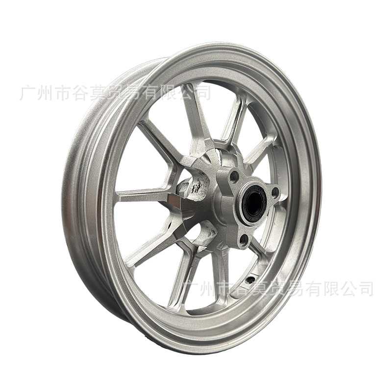 Linhai Kuki 10inch Front and Rear Wheel Hubs for Fuxi Qiaohe Guihuo 100Cc Lingying 100 Steel Rim Motorcycle