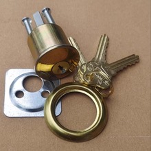 适用双林老式弹子门锁二保险锁芯（可通用牛头牌、牌）直径32