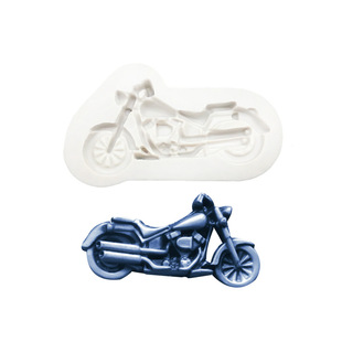 3d motorcycle sugar silicone mold creative decorative chocolate accessories