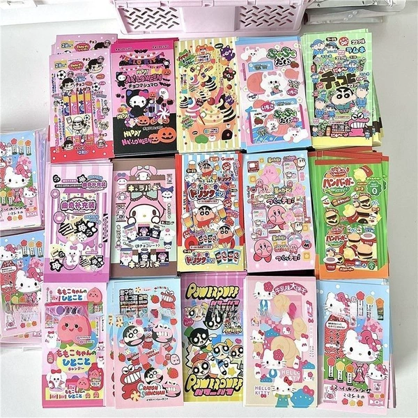 100 sheets (5 styles are not repeated)_Food and play style sealing stickers
