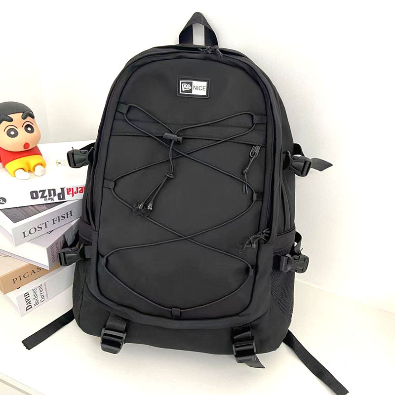 Nueva mochila casual de gran capacidad simple alta textura mochila de viaje multifuncional mochila de estudiantes a prueba de derramamientos