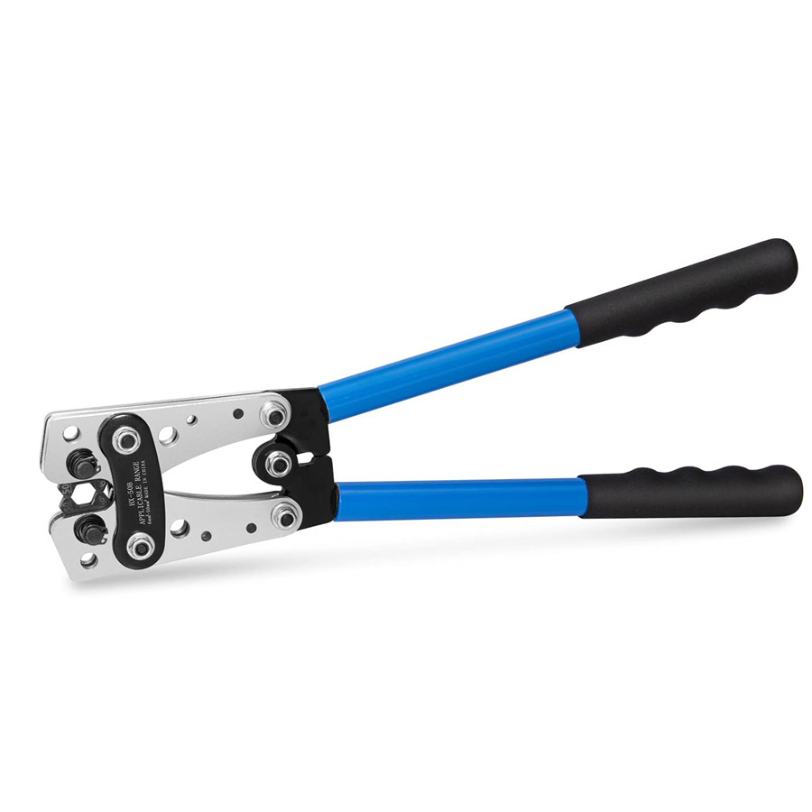 铜鼻子压线钳电工压线冷压端子HX-50B大型裸端子开口线鼻子压线钳