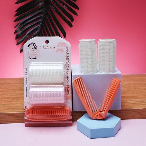 Air bangs clamping comb curling barrel overhead hair curling device fluffy artifact hairpin seamless styling curling iron wholesale