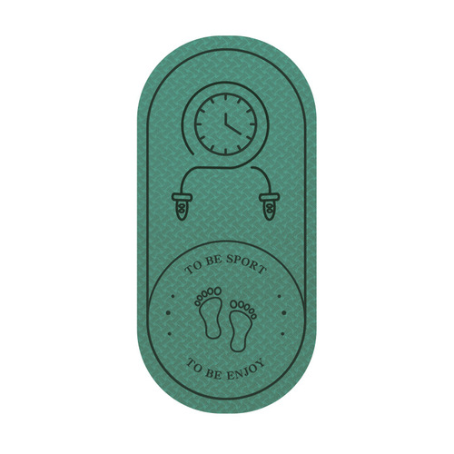 Jump rope shock-absorbing mat, soundproof, shock-proof, thickened, non-slip, silent, indoor fitness yoga mat, floor mat for home use