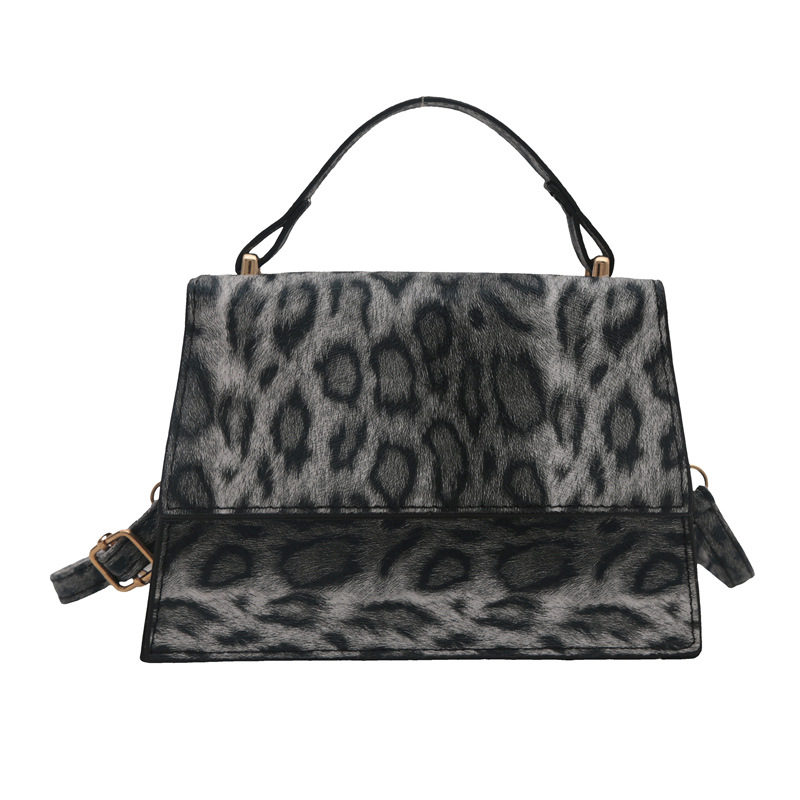 Leopardo europeo y americano retro moda elegante bolso 2024 este año bolso pequeño nuevo estilo de estilo extranjero bolso de hombro elegante