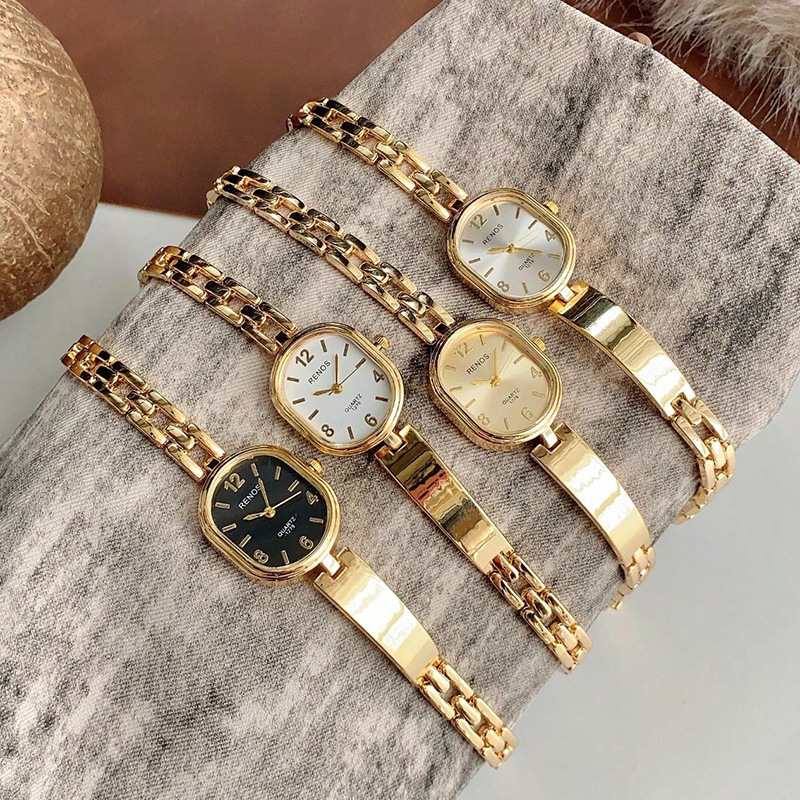 Renos Watch Women's Half-Bracelet Style Watch Retro Quartz Watch Compact and Elegant Ladies' Watch 1279 Renos Watch Women's Half-Bracelet Style Watch Retro Quartz Watch Compact and Elegant Ladies' Watch 1279