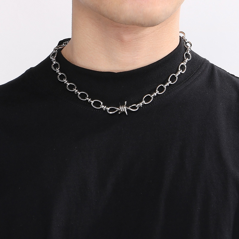 2g Weight Bracelets, Necklace Classification 1 Piece Quantity Daily, Street Occasion 304 Stainless Steel Material Geometric Pattern All Seasons Season Men's Gender Polishing Design Vintage Style, Classic Style Style Vintage Style Classic Style Geometric 304 Stainless Steel Polishing Men's Bracelets Necklace Men Necklace Sets 14
