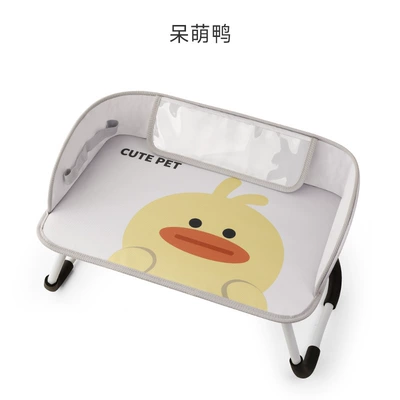 Children's Car Backseat Tray, Car table board - cute-duck-folding-table-legs