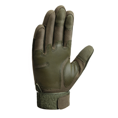 Outdoor sports tactical cloth shell full finger gloves seal men's cycling hard shell military fan combat training anti-slip touch screen