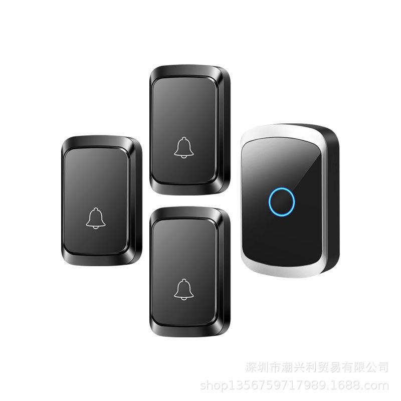免插电门铃家用无线超远距离智选电子遥控玲老人呼叫器呼唤电池款