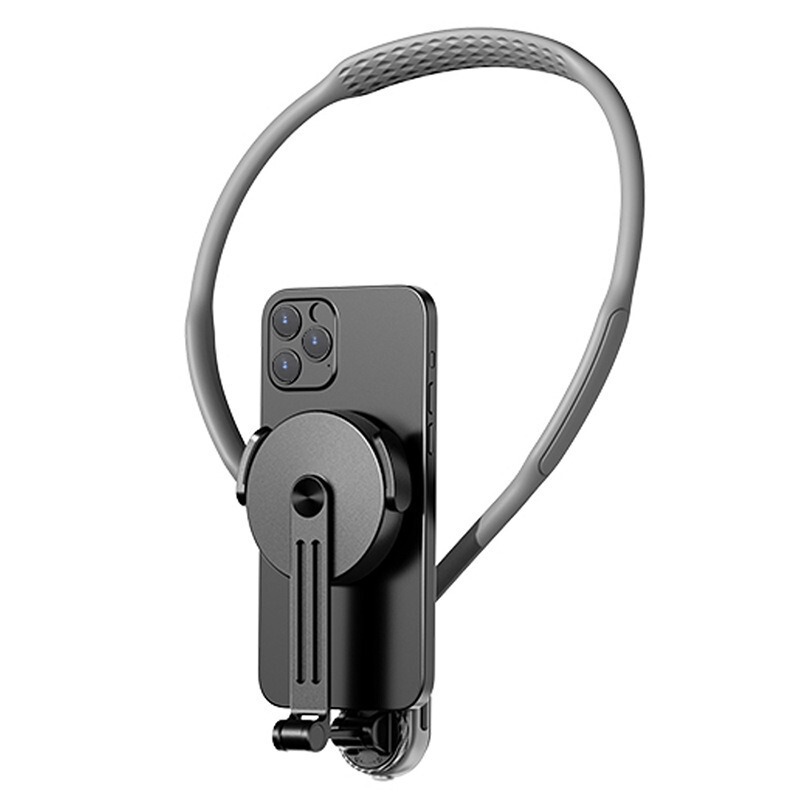 携帯電話ライブブロードキャスト手ぶれ防止撮影磁気首吊りブラケットオリジナルビュースポーツカメラサイクリングビデオ撮影ブラケット|undefined