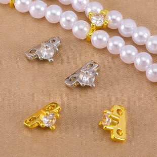 18K��ɫ΢��ʯ�p���ſ۸���  ʮ���ִ������ diy�Ʒ���