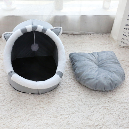 All-season cat kennel, windproof and warm dog kennel, small and medium-sized dog kennel, three-dimensional cartoon style kennel, cat and dog daily kennel